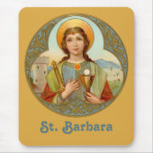 St. Barbara (BK 001) Vertikal Mousepad (Vorne)