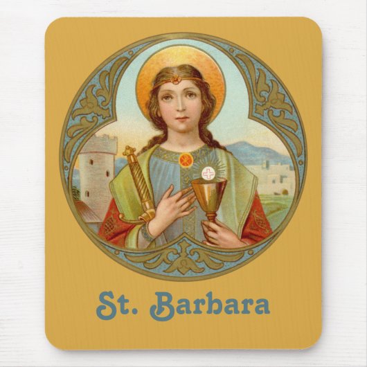 St. Barbara (BK 001) Vertikal Mousepad (Vorne)