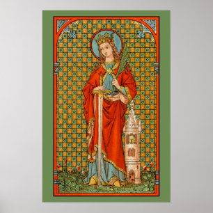 St. Barbara (JP 01) 24"x36" Poster 2