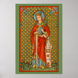 St. Barbara (JP 01) 24"x36" Poster 2