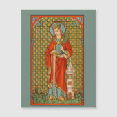 St. Barbara (JP 01) 4,25"x5,6" Magnetkarte (Vorderseite)