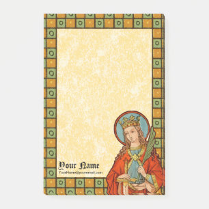 St. Barbara (JP 01) 4"x6" Post-it Klebezettel