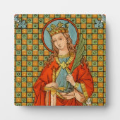 St. Barbara (JP 01) 5,25"x5,25" Fotoplatte (Vorderseite)