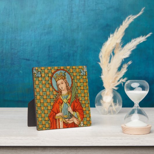 St. Barbara (JP 01) 5,25"x5,25" Fotoplatte (InSitu)