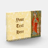 St. Barbara (JP 01) Horizontal Paperweight oder Fotoblock (Links)
