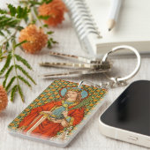 St. Barbara (JP 01) Leere/DIY Zurück Schlüsselanhänger (Vorderseite rechts)