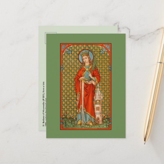 St. Barbara (JP 01) Postkarte 2 (Vorderseite/Rückseite Beispiel)