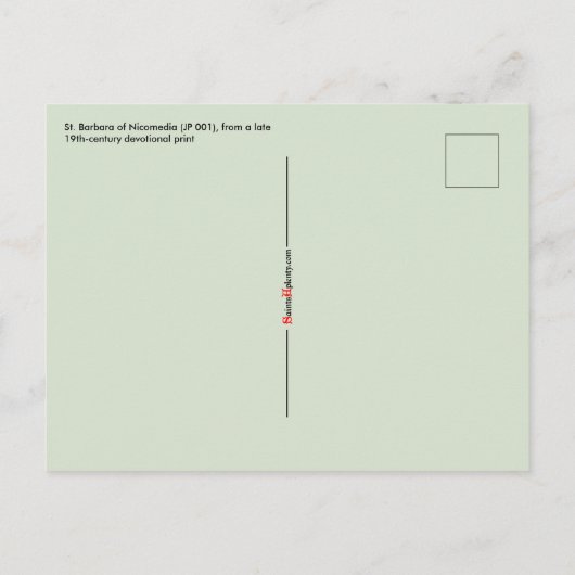 St. Barbara (JP 01) Postkarte 2 (Rückseite)