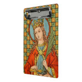 St. Barbara (JP 01) (Stil 1) Mini Klemmbrett (Gewinkelt2)