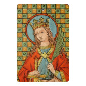 St. Barbara (JP 01) (Stil 1) Mini Klemmbrett (Rückseite)