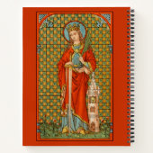 St. Barbara (JP 01) (Stil 2) Notizblock (Rückseite)