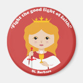 St. Barbara Magnet (Vorne)