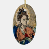 St. Barbara mit Artillerie (M 007) Keramik Ornament (Rechts)