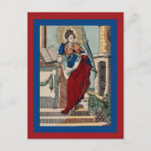 St. Barbara mit Artillerie (M 007) Postkarte (Vorderseite)