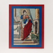 St. Barbara mit Artillerie (M 007) Puzzle (Vertikal)