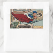 St. Barbara mit Artillerie (M 007) Rechteckiger Aufkleber (Tasche)