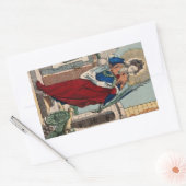 St. Barbara mit Artillerie (M 007) Rechteckiger Aufkleber (Umschlag)