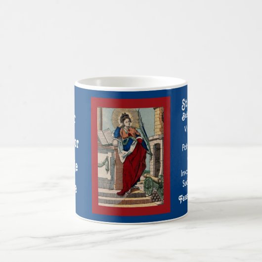 St. Barbara mit Artillerie (M 007) Tasse 1 (Mittel)