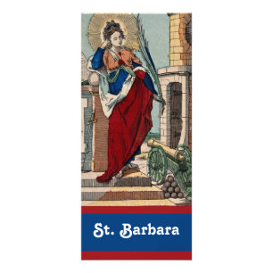 St. Barbara mit Artillerie (M 007) Werbekarte