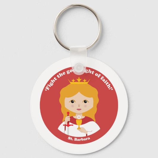 St. Barbara Schlüsselanhänger (Vorderseite)