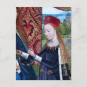 St. Barbara von Nicomedia (Detail; M 070) Postkarte (Vorderseite)