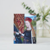 St. Barbara von Nicomedia (Detail; M 070) Postkarte (Stehend Vorderseite)