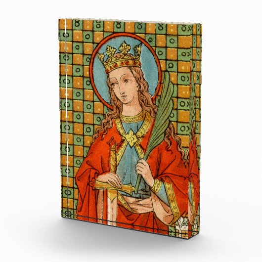 St. Barbara von Nicomedia (JP 01) Paperweight oder Fotoblock (Rechts)