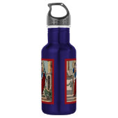 St. Barbara with Artillery (M 007) Blue Edelstahlflasche (Rückseite)