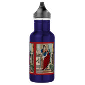 St. Barbara with Artillery (M 007) Blue Edelstahlflasche (Rechts)