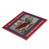 St. Barbara with Artillery (M 007) Tile 2 Fliese (Seite)