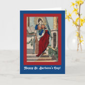 St. Barbara's Day (M 007) Gruß Karte (Gelbe Blume)