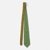 St Barbara's Squares (JP01) Neck Tie (Green Back) Krawatte (Rückseite)