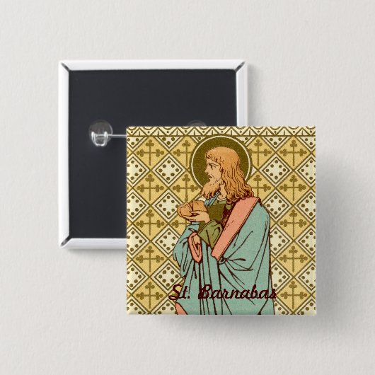 St. Barnabas der Apostel (RLS 02) Button (Vorne & Hinten)