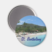 St. Barthelemy-Magnet Magnet (Vorderseite/Rückseite)