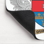 St- Barthelemywappen Mousepad (Ecke)