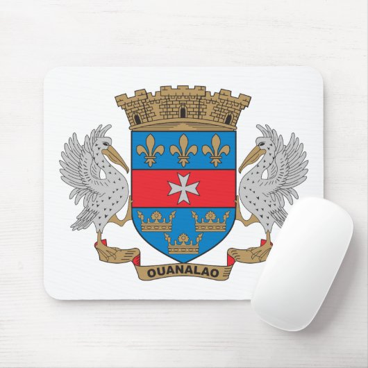 St- Barthelemywappen Mousepad (Mit Mouse)
