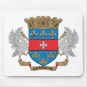 St- Barthelemywappen Mousepad (Vorne)
