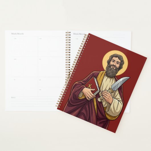 St. Bartholomäus der Apostel im Comic-Stil katholi Planer (Anzeige)