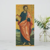 St. Bartholomäw, das orthodoxe Apostelsymbol (Stehend Vorderseite)