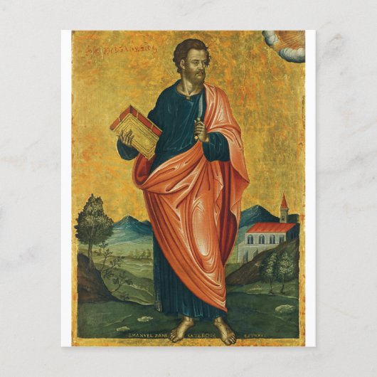 St. Bartholomäw, das orthodoxe Apostelsymbol Flyer (Vorne)