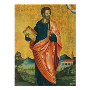 St. Bartholomäw, das orthodoxe Apostelsymbol Fotodruck
