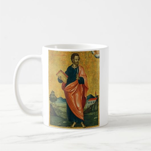 St. Bartholomäw, das orthodoxe Apostelsymbol Kaffeetasse (Links)