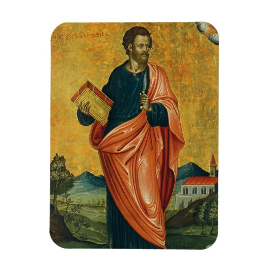 St. Bartholomäw, das orthodoxe Apostelsymbol Magnet (Vertikal)