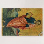 St. Bartholomäw, das orthodoxe Apostelsymbol Puzzle (Horizontal)