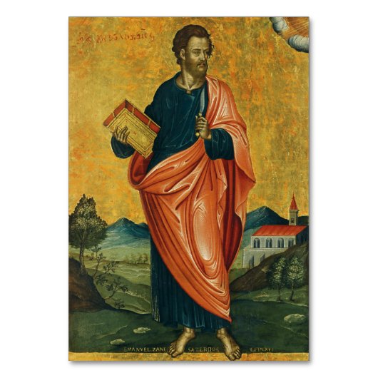 St. Bartholomäw, das orthodoxe Apostelsymbol Tischnummer (Vorderseite)