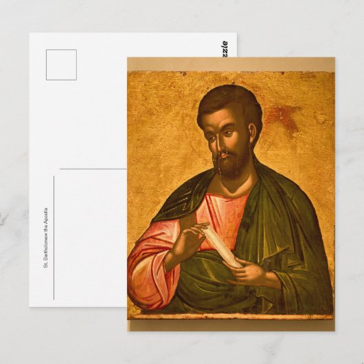 St. Bartholomew das Apostelikon Postkarte (Vorne/Hinten)