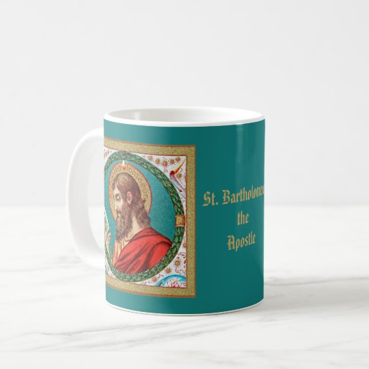 St. Bartholomew der Apostel (JMAS 03) Kaffeetasse (Vorderseite Links)