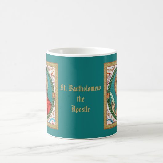 St. Bartholomew der Apostel (JMAS 03) Kaffeetasse (Mittel)