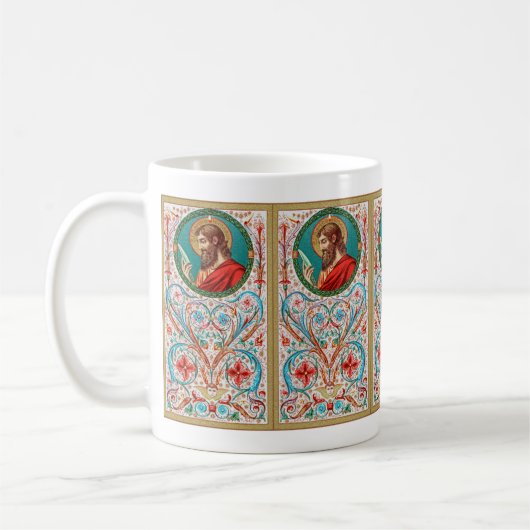St. Bartholomew der Apostel (JMAS 03) Kaffeetasse (Links)