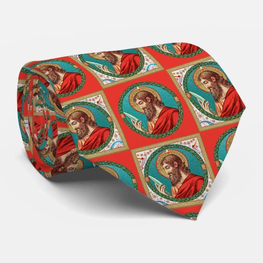 St. Bartholomew der Apostel (JMAS 03) Krawatte (Gerollt)